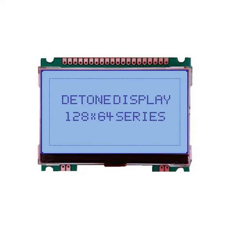 Lcd Dots Matrix 128x64 Lcd Cog Module Driver Ic ST7565R STN-BLUE Type SPI-Parallel Interface 12864 Graphic Lcd Module LCD 128X64