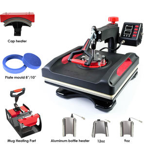 Máquina de impresión de camisetas <span class=keywords><strong>Freesub</strong></span> 15x15, máquinas de prensa de calor multifuncionales para camisetas, sombreros, gorras, <span class=keywords><strong>tazas</strong></span>, - Product Image 5