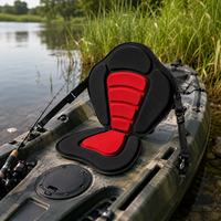 Siège de kayak confortable avec coussin de soutien dorsal rembourré, chaise de bateau amovible pour kayak et canoë, pour commandes en gros, approvisionnement et exportation