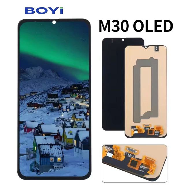 Factory Screen for Samsung M30 M30S M31 M21 OLED ORI With Frame Universal Lcd Display Pantalla Original for Replacement Repair