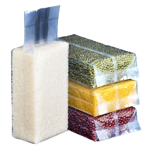 Bolsa Transparente <span class=keywords><strong>de</strong></span> Plástico PA para Arroz, Bolsa <span class=keywords><strong>de</strong></span> Vacío Portátil <span class=keywords><strong>de</strong></span> Nailon Grueso con Fondo Plano para Harina, Granos y Especias - Product Image 1