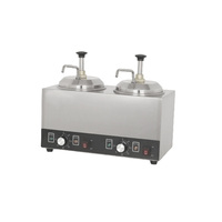 Réchauffeur de fromage avec pompe Machine de fabrication de fromage 2.3L 300W Réchauffeur de fudge chaud Distributeur de fromage chaud pour sauce d'assaisonnement à la confiture de salade