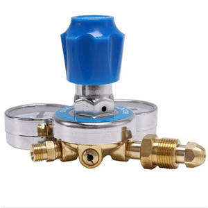 Régulateur d'oxygène en laiton O2 pour débitmètre GPL, hélium, CO2 pour réduire la pression sur le réservoir d'oxygène, disponible en aluminium - Product Image 1
