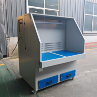 Broyage Établi à courant descendant Table de travail d'extraction de poussière Banc de meulage filtré Collecteur de poussière de table à courant descendant