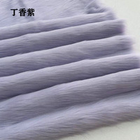 1000g Fourrure Faux Polyester Personnalisé Tissu De Fourrure Artificielle Imitation Fausse Fourrure De Renard