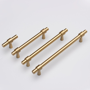 Qiansi HK0070 Bar Furniture Handle High Quality Black Gold Luxury Kitchen Cabinet Drawer Pulls for <strong>Bedroom</strong> Exterior Outdoor Use - Product Image 2