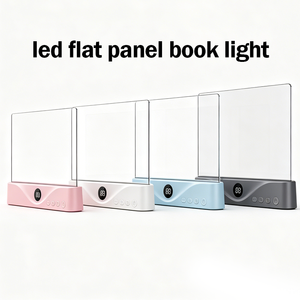 Lámpara de lectura LED inalámbrica, portátil, recargable, transparente, de página completa, tipo panel, plana, para leer en la cama. - Product Image 3