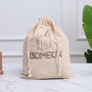 ハイエンドオーガニックコットンモスリンドローストリングポーチキャンバスウェディングリカバリーキットバッグゲストの二日酔いサバイバルキット好意 - Product Image 5