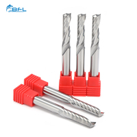 Fraise CNC BFL en carbure monobloc à une dent pour routeur CNC, fraise à une dent de 3,175 mm pour aluminium