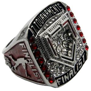 خواتم بطل البولينج من المصنع خواتم بطل كرة القدم كرة السلة المخصصة للهدايا التذكارية - Product Image 1