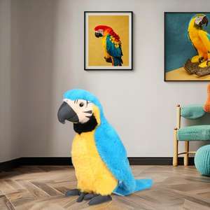 25cm dễ thương mô phỏng mềm PP bông đầy búp bê sang trọng thêu Vẹt Chim Đồ chơi cho trẻ em Comforter cho nhà bảng sofa OPP Túi - Product Image 6