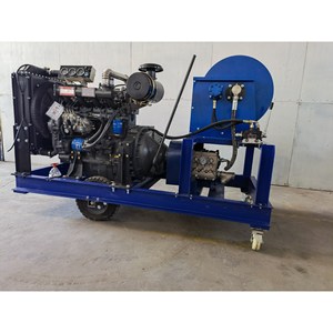 Machine de dragage à haute pression entraînée par un moteur diesel Pluen PL800D PL600D PL1000D pour le nettoyage des canalisations municipales - Product Image 2