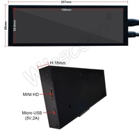 7.9 pouces 1280x480 barre étirée moniteur Lcd 60Hz MIPI TFT moniteur Portable pour ordinateur portable deuxième affichage