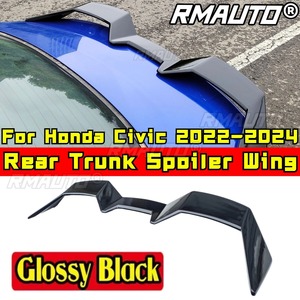 สปอยเลอร์หลังรถยนต์ ชิ้นส่วนตกแต่งสปอยเลอร์หลังสำหรับ Honda Civic รุ่นที่ 11 Sedan ปี 2022 2023 2024 อุปกรณ์ตกแต่งรถยนต์ - Product Image 1