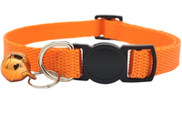 Accessoires de collier de chat de sécurité en nylon bon marché Boucle de sécurité tressée Collier de chat détachable Collier de chat personnalisé
