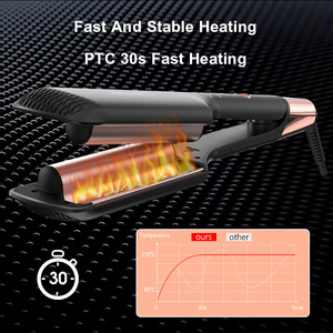 Más vendidos 3 barril rizador 16MM cerámica mujer pelo Waver hierro fuente <span class=keywords><strong>de</strong></span> energía eléctrica PTC calentador pelo Waver - Product Image 2