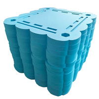 Table de Mahjong flottante pour piscine, table de jeu flottante double face avec porte-gobelets, pour Mahjong, poker, jeux de cartes