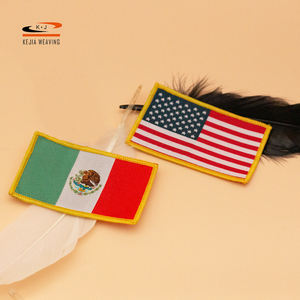 Écusson tissé personnalisé de haute qualité qui vaut la peine d'être acheté sans quantité minimale de commande nouveau style - Product Image 2