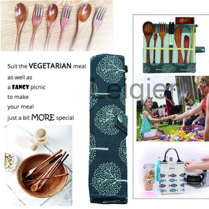 Logo personalizzato sano e naturale utensili da cucina di bambù Spurtle Set con coltello Forl cucchiaio bacchette paglia - Product Image 5