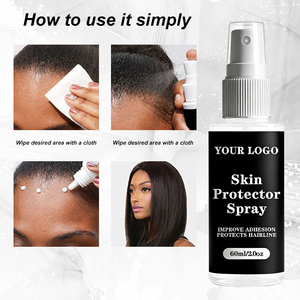 Spray Protector de Piel Personalizado de 60 ml <span class=keywords><strong>para</strong></span> Pelucas con <span class=keywords><strong>Frente</strong></span> de Encaje, Spray Protector de Cuero Cabelludo, Fijación Fuerte, Adhesión Duradera - Product Image 4