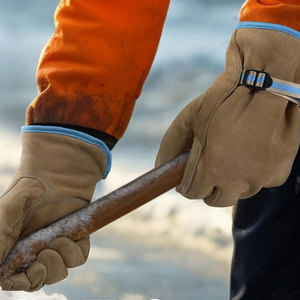 Meilleure vente en gros de gants d'assemblage en cuir Gants d'assemblage de sécurité pour les mains en cuir et tissu léger à un prix abordable - Product Image 3