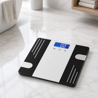 Balance connectée professionnelle de composition corporelle numérique 180 kg avec fonction de mémoire multi-utilisateurs pour la maison et la salle de sport