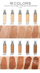 Mejor <span class=keywords><strong>base</strong></span> de maquillaje facial resistente al agua, imprimación de <span class=keywords><strong>base</strong></span> sin logotipo, Etiqueta Privada para piel oscura vegana - Product Image 3