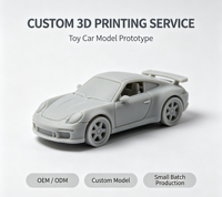 Contoh Model Mobil Mainan Cetak 3D Kustom, Layanan Produksi Massal Kecil Prototipe Model Mobil Skala Plastik Resin OEM ODM