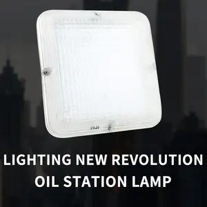 120w led lâmpada de cobertura para luz industrial ao ar livre da estação de gás do lugar