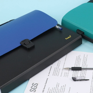 Foska 13 túi cá nhân cao cấp PP chất liệu lớn A4 mở rộng thư mục tập tin tổ chức với các tab chỉ số cho sinh viên đại học - Product Image 5