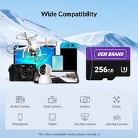 Carte TF haute endurance 64 Go pour caméra embarquée, carte mémoire Micro SD, enregistrement en boucle, carte de stockage fiable pour preuves