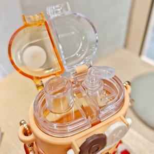 Borraccia per Bambini con Disegni Cartoon, Bottiglia Scolastica Portatile Antiurto e Resistente al Calore per Studenti - Product Image 4