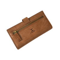 Marque Designer Long sac à main hommes en cuir véritable RFID portefeuille multifonction grande capacité voyage porte-cartes avec Logo personnalisé