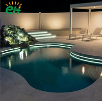 Câble à fibres optiques à éclairage latéral de grand diamètre 12 mm 14 mm, étanche, lumière ambiante linéaire pour piscine, éclairage de restaurant