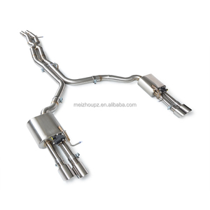 Aliso Factory Wholesale para Audi RS5 4,2 B8 2010-2016 Sistema de escape de válvula electrónica Ss304 Catback Performance Escape modificado - Product Image 6