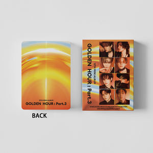 55 teile/satz Kpop ATEEZ GOLDEN STUNDE: Part.3 Album Lomo Karten Yunho Seonghwa Mingi Hongjoong Mode Konzept Foto karten Fans Geschenke - Product Image 5