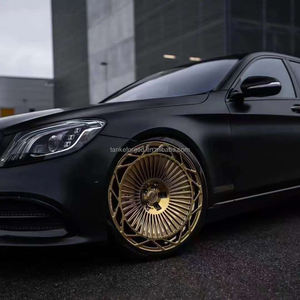 Jante en alliage forgé personnalisée de 20 pouces, édition <span class=keywords><strong>or</strong></span> 24 carats, 5x112, pour Benz Classe S S450 Maybach W222 S500 E Gls Gle S680 S300 - Product Image 5