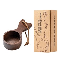 Cuillère à café en bois de noyer écologique pour mesurer et doser le thé, le sucre et le café