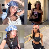 Bandana carré de luxe en satin imprimé léopard style créateur pour femme, accessoire foulard effet soie
