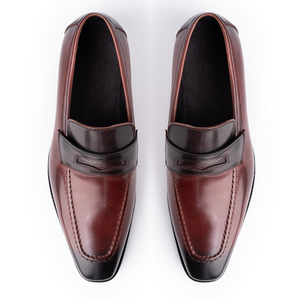 Accessori moda personalizzabili Slip-On da <span class=keywords><strong>uomo</strong></span> <span class=keywords><strong>eleganti</strong></span> in pelle formale fatti a mano per occasioni autunnali - Product Image 5
