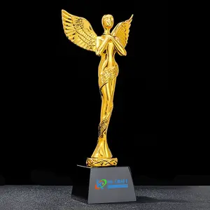 Aangepaste Gegraveerde Rockster Trofee Award-Gesneden Grijze Steen Op Zwarte Harsbasis-Wordt Geleverd Met Een Elegante Zwarte Geschenkdoos