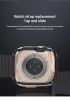 Boîtier de montre en aluminium, protection complète, cadre antichoc, couverture pour montre intelligente Ultra 49mm, chargement direct, vente au détail