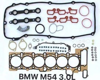 Set Gasket Lengkap M54, Gasket Kepala Silinder, Gasket Tutup Katup untuk BMW M54B25 2.5L M54B30 3.0L 11127501304 11120141055 11127507597
