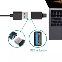 Adaptador USB C OTG con Carcasa de Aleación de Aluminio, Conector USB 3.0 Hembra, Accesorios para Teléfono, Venta al Por Mayor