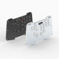 Manette de jeu Duelpad Zen16 Arcade Joystick Leverless Controller Hitbox pour PC, clavier de combat pour PS4/Switch/Steam, accessoires de jeu