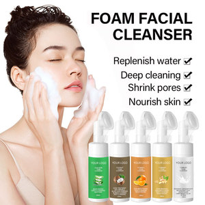 Limpiador calmante orgánico coreano de Etiqueta Privada, <span class=keywords><strong>Limpieza</strong></span> Profunda, cepillo <span class=keywords><strong>Facial</strong></span>, limpiador de espuma de cúrcuma - Product Image 5