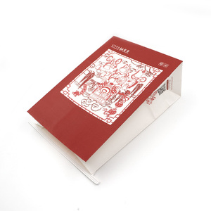 Imballaggio togliere colazione marrone sacchetto di carta kraft sacco <span class=keywords><strong>per</strong></span> il cibo - Product Image 2