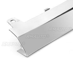 Lèvre de pare-chocs avant chromée/noire avec moulure inférieure chromée pour Mercedes-Benz W205 C300 C400 C63 AMG 2058851374 - Product Image 6