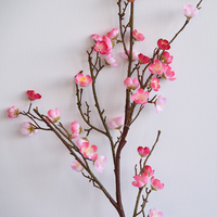 Fabrik Großhandel künstliche 86cm chinesische Pflaumen blüte Blumen stiel für die Dekoration