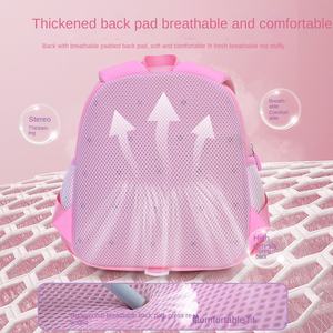 Mochila Escolar Ligera y Portátil con Diseño de Gato y Uva de Dibujos Animados para Niños y Niñas de 1 a 6 Años - Product Image 5